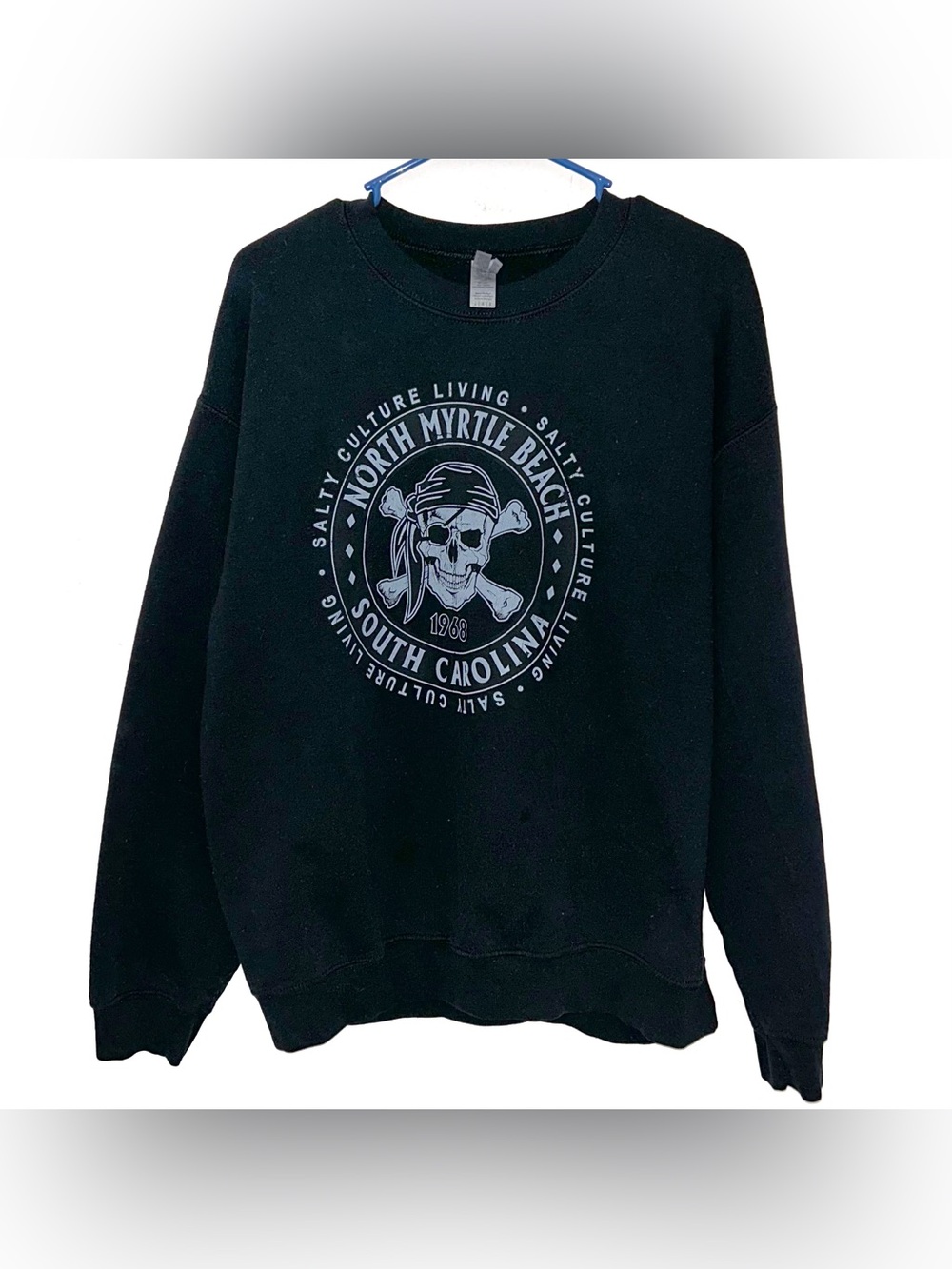 (Read description) North Myrtle Beach Skull Graphic Crewneck Sweatshirt